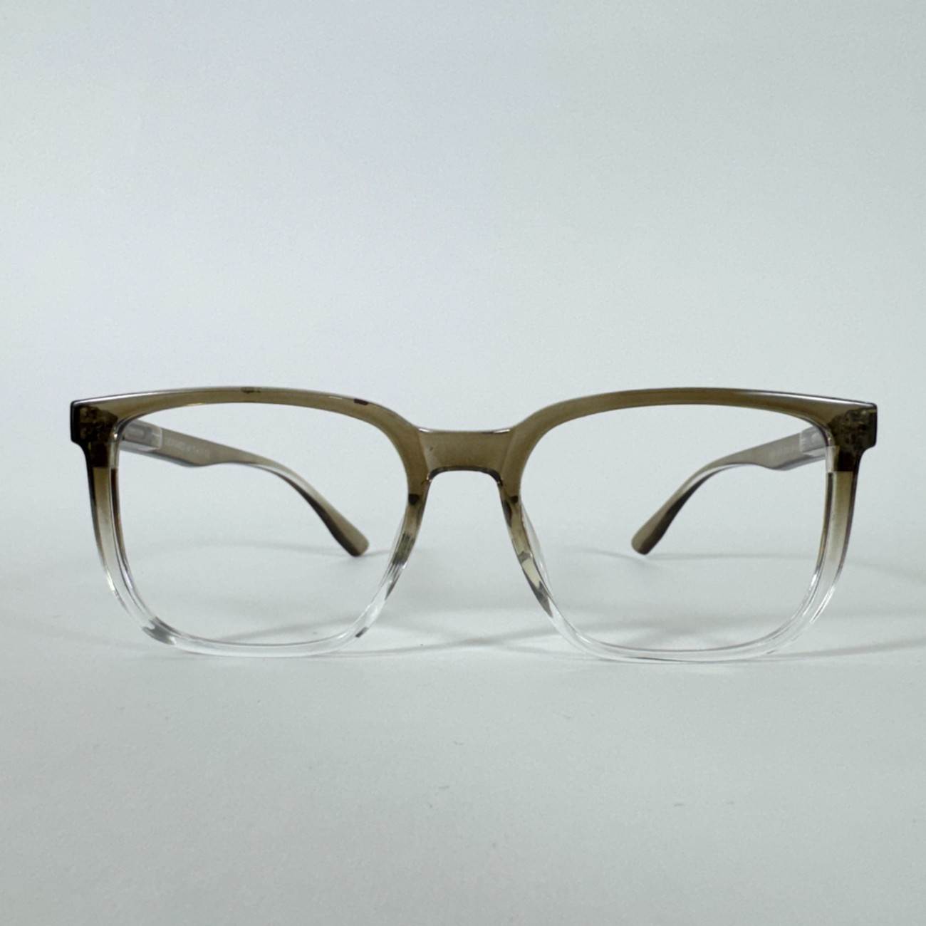 Rectangle Cut Shape Clip-On Glasses
