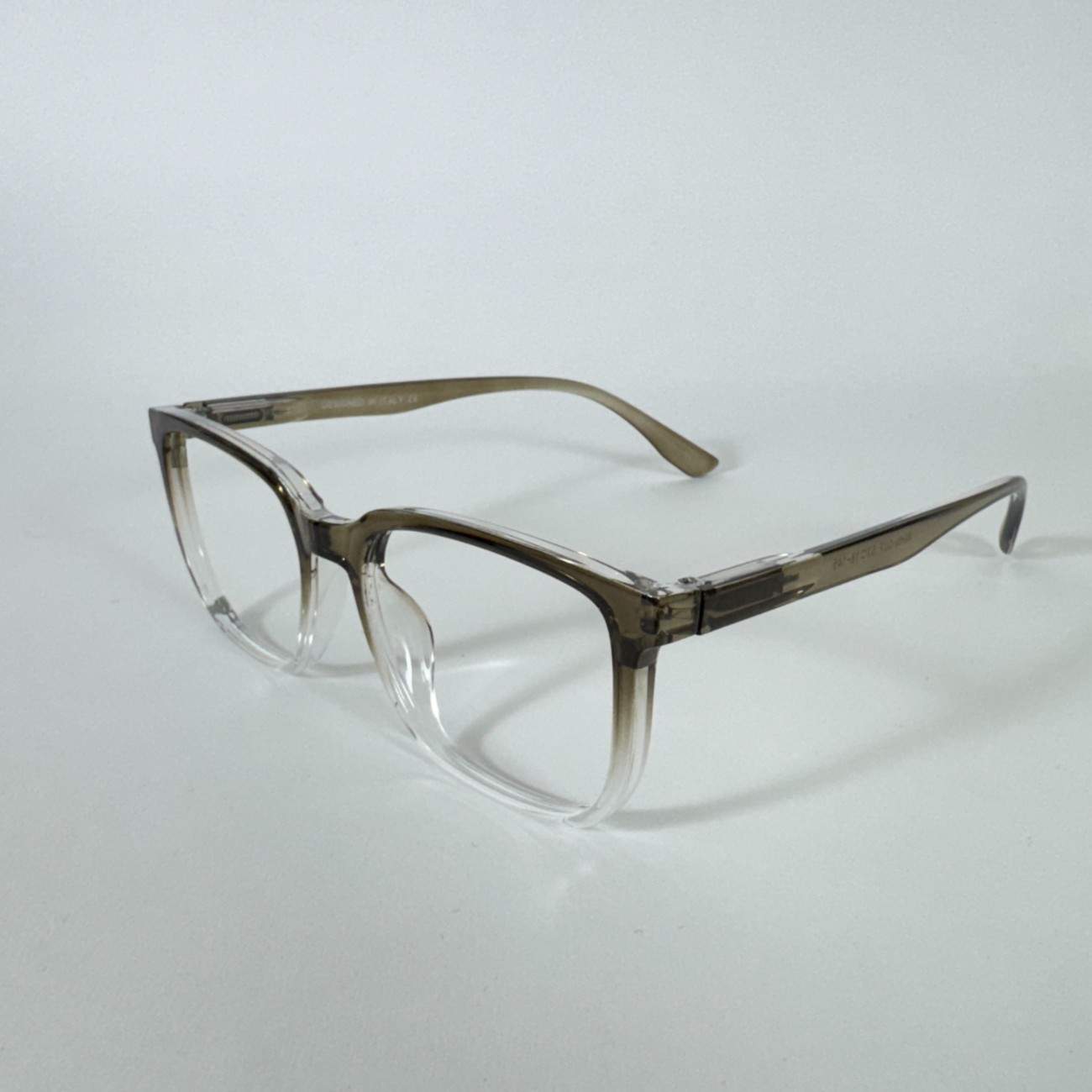 Rectangle Cut Shape Clip-On Glasses