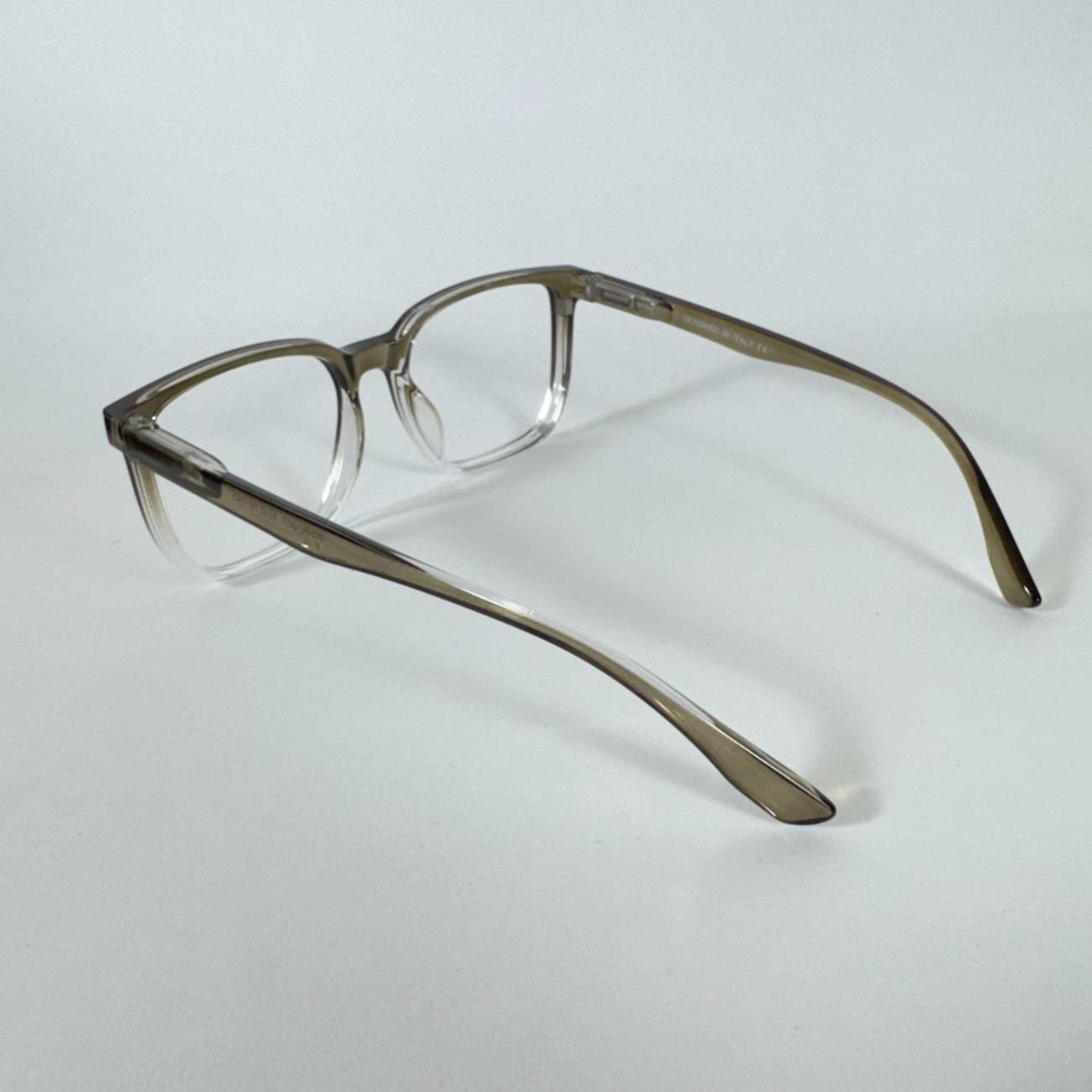 Rectangle Cut Shape Clip-On Glasses