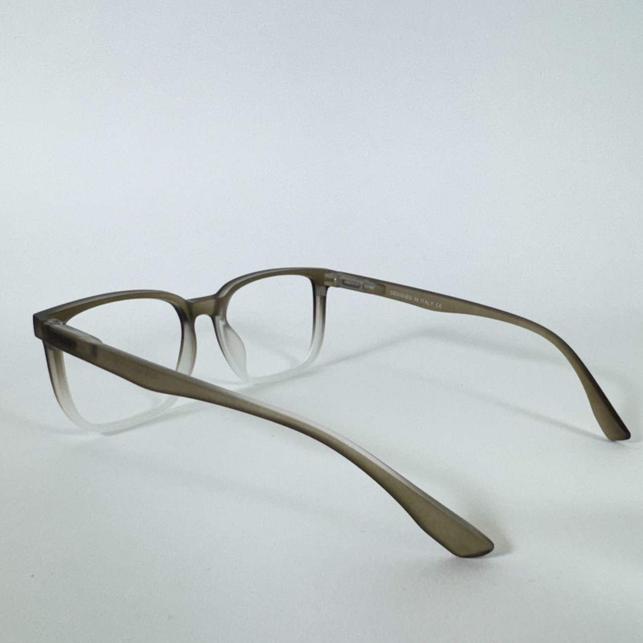 Rectangle Cut Shape Clip-On Glasses