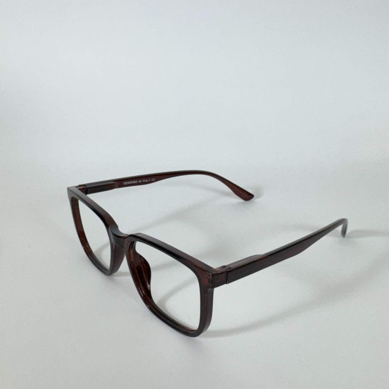 Rectangle Cut Shape Clip-On Glasses