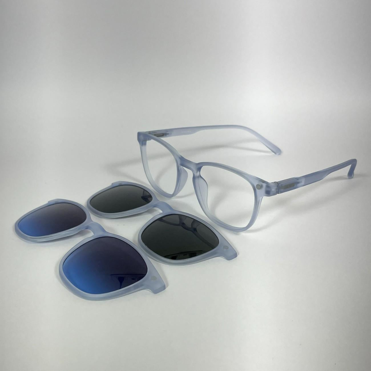 Round Clip-On Polarized Glasses