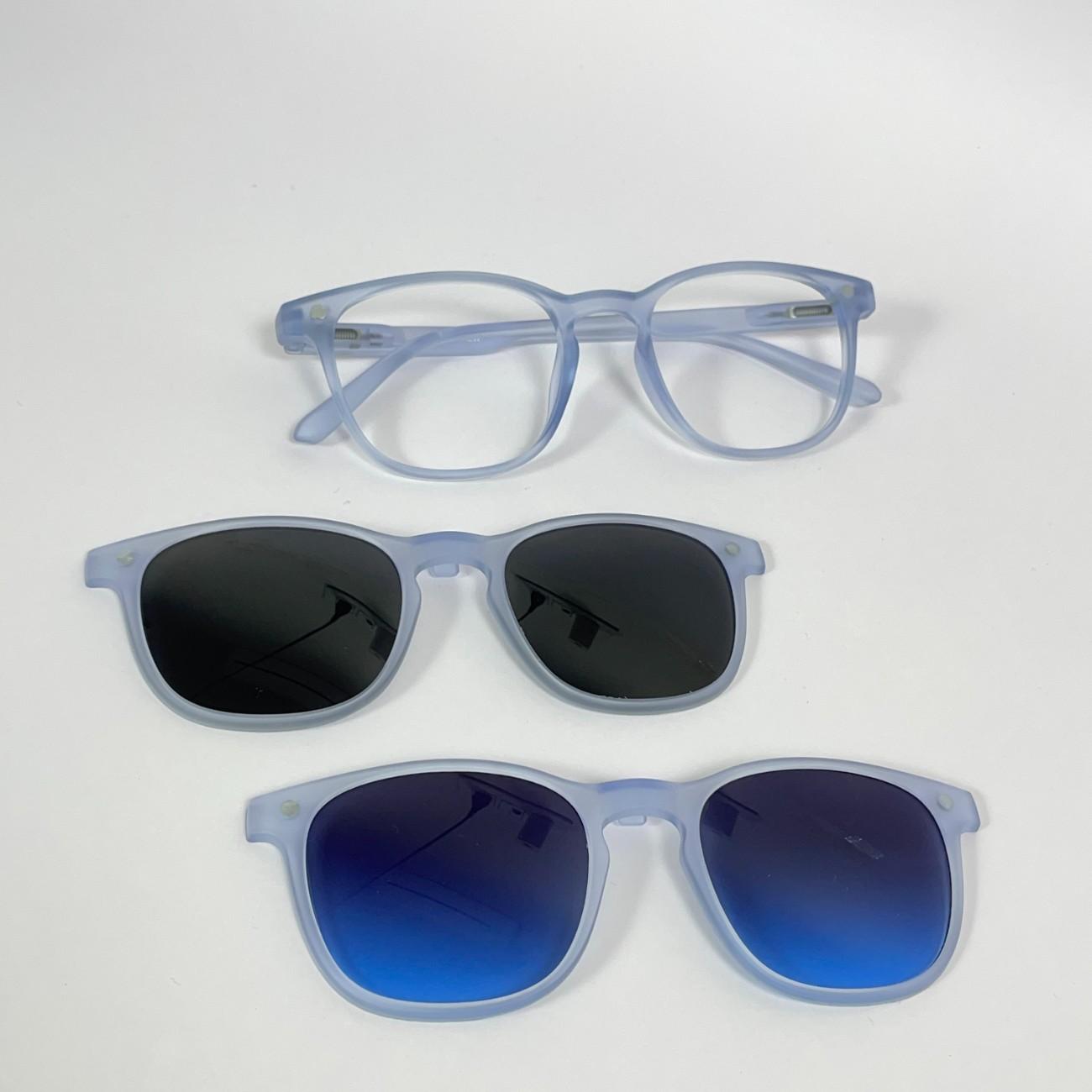 Round Clip-On Polarized Glasses