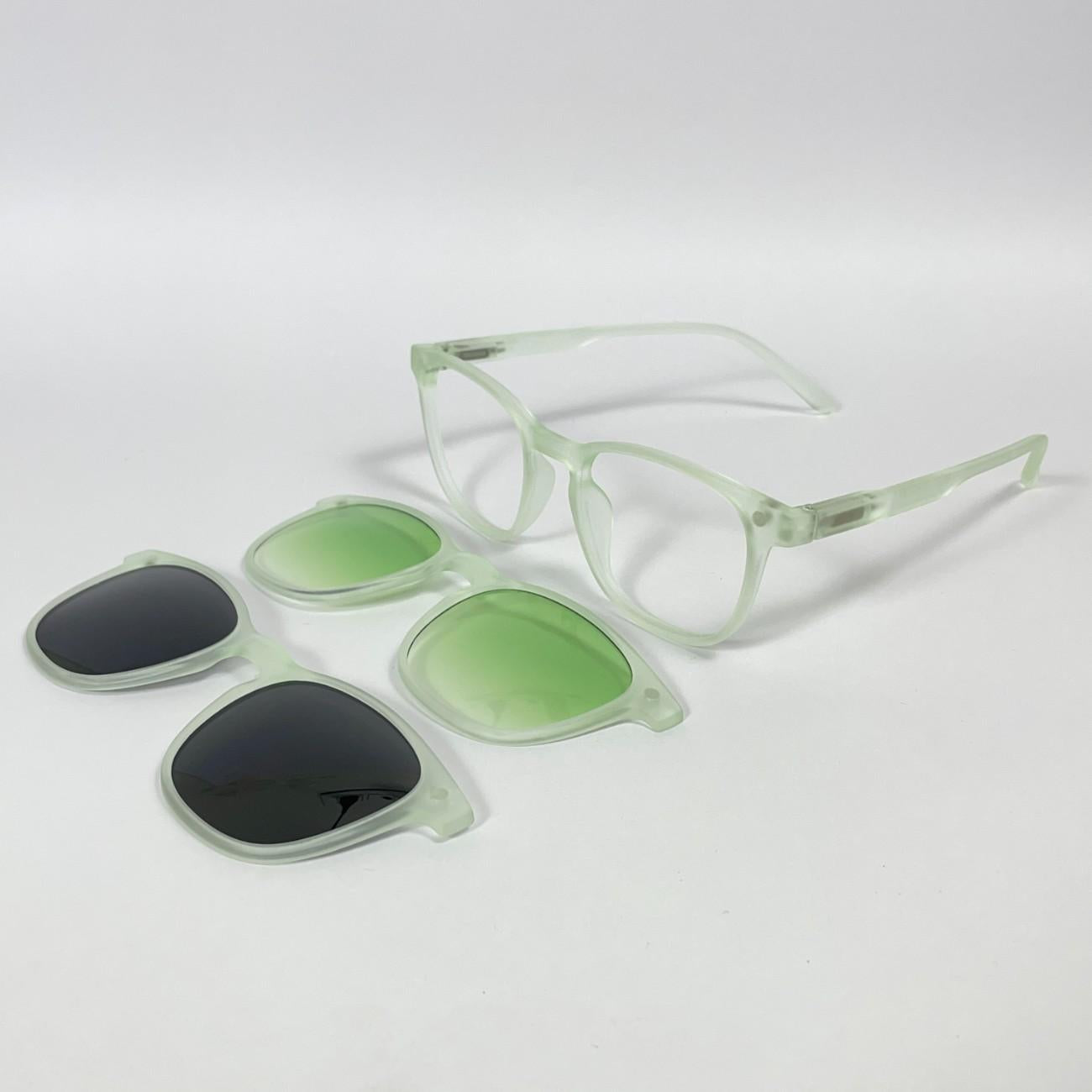 Round Clip-On Polarized Glasses