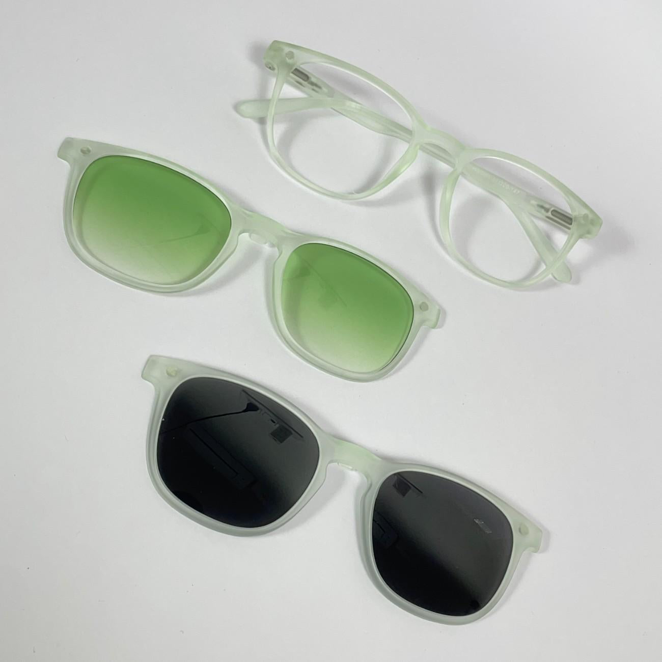 Round Clip-On Polarized Glasses