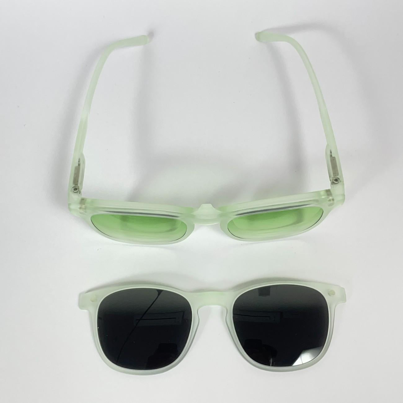 Round Clip-On Polarized Glasses