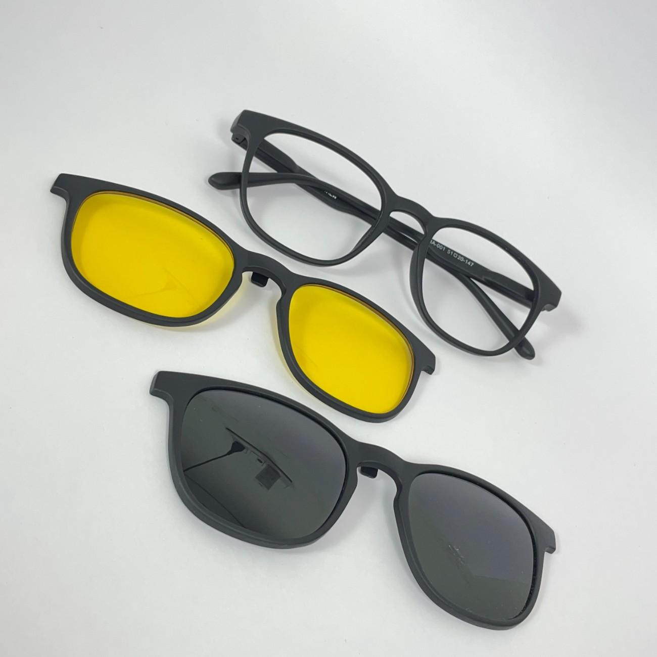 Round Clip-On Polarized Glasses