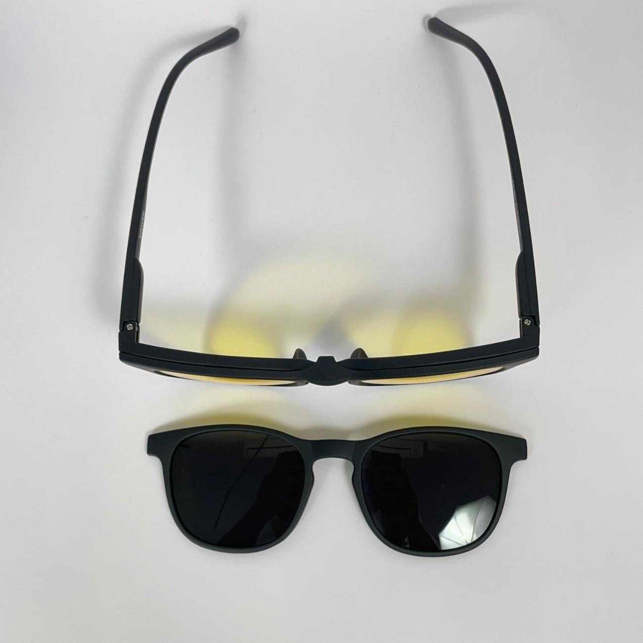 Round Clip-On Polarized Glasses