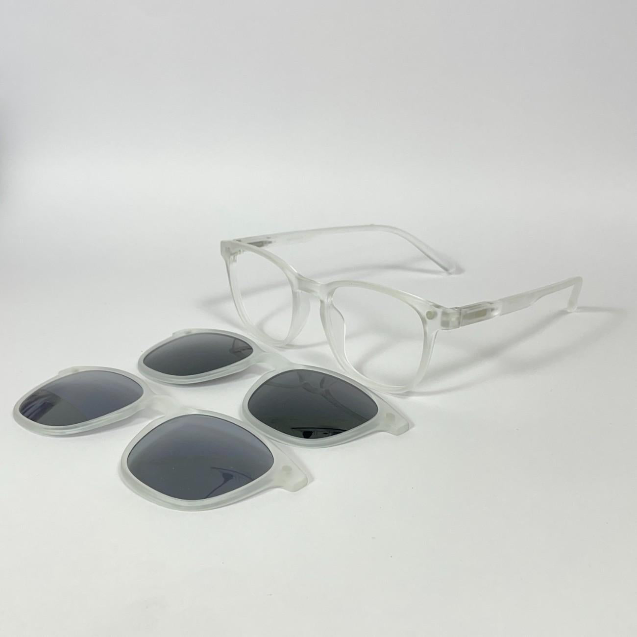 Round Clip-On Polarized Glasses