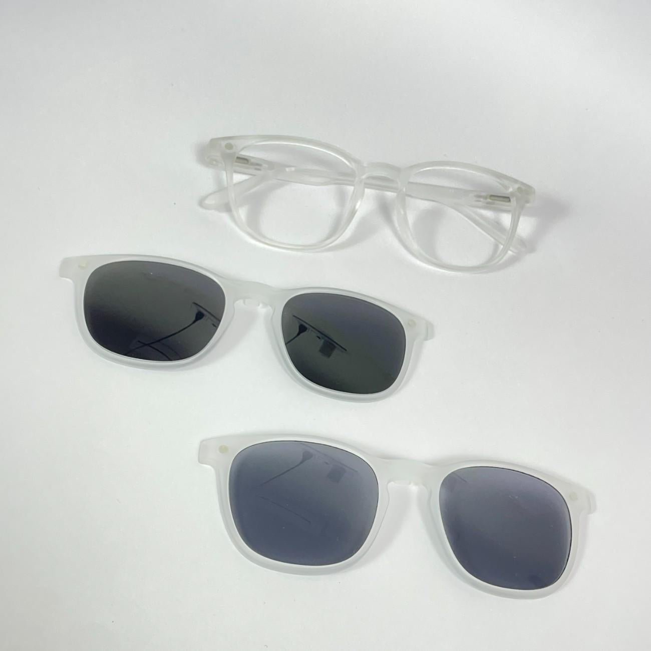 Round Clip-On Polarized Glasses