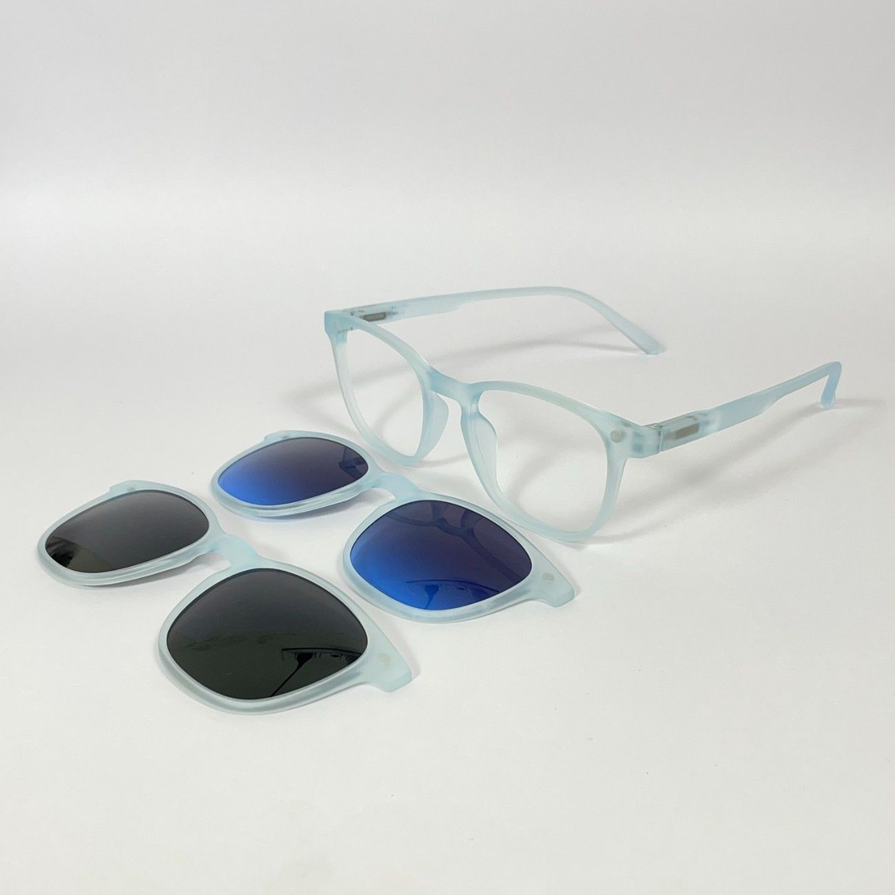 Round Clip-On Polarized Glasses