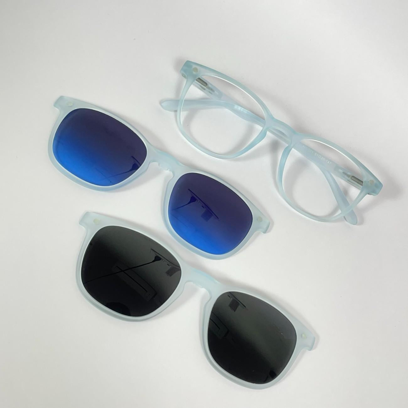 Round Clip-On Polarized Glasses