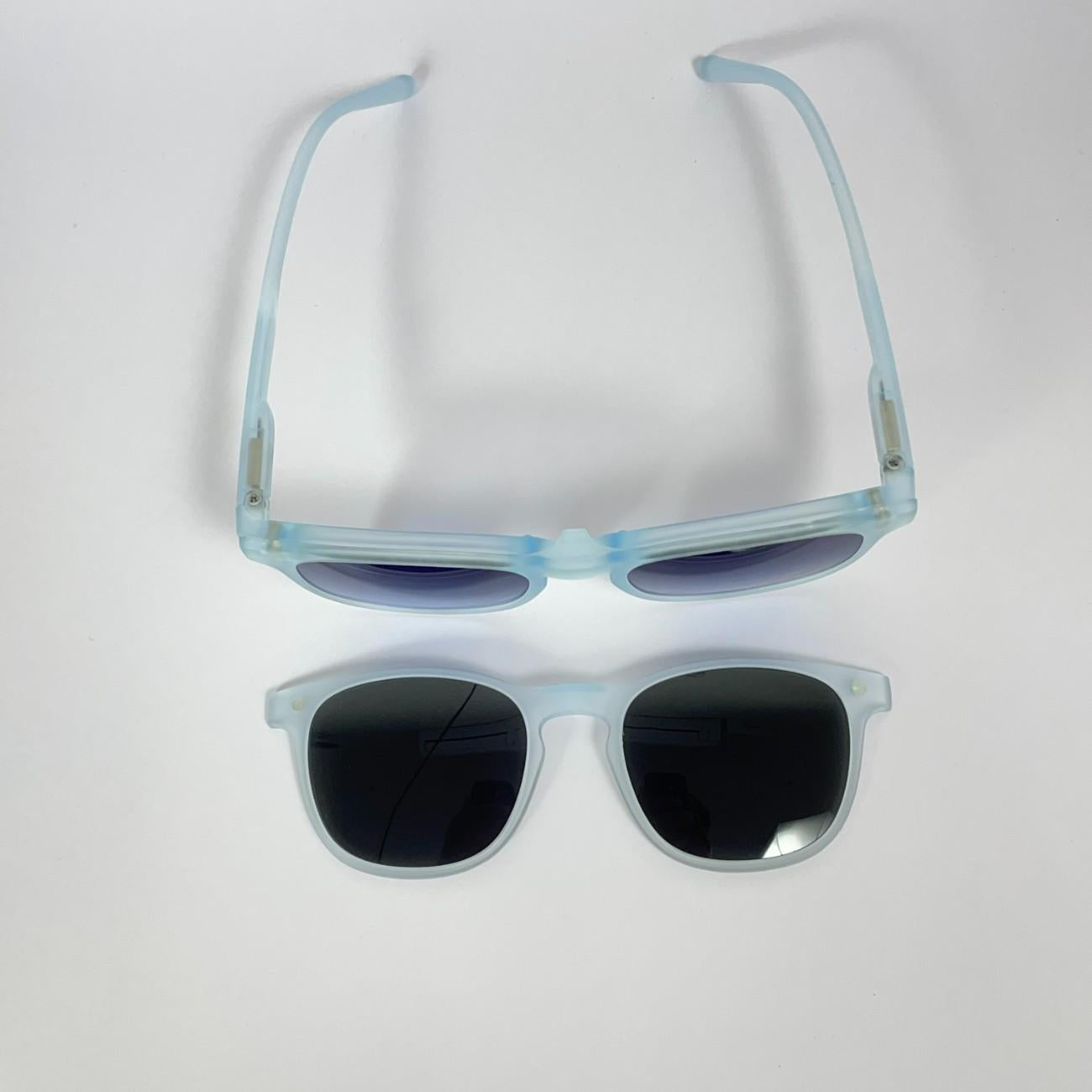 Round Clip-On Polarized Glasses