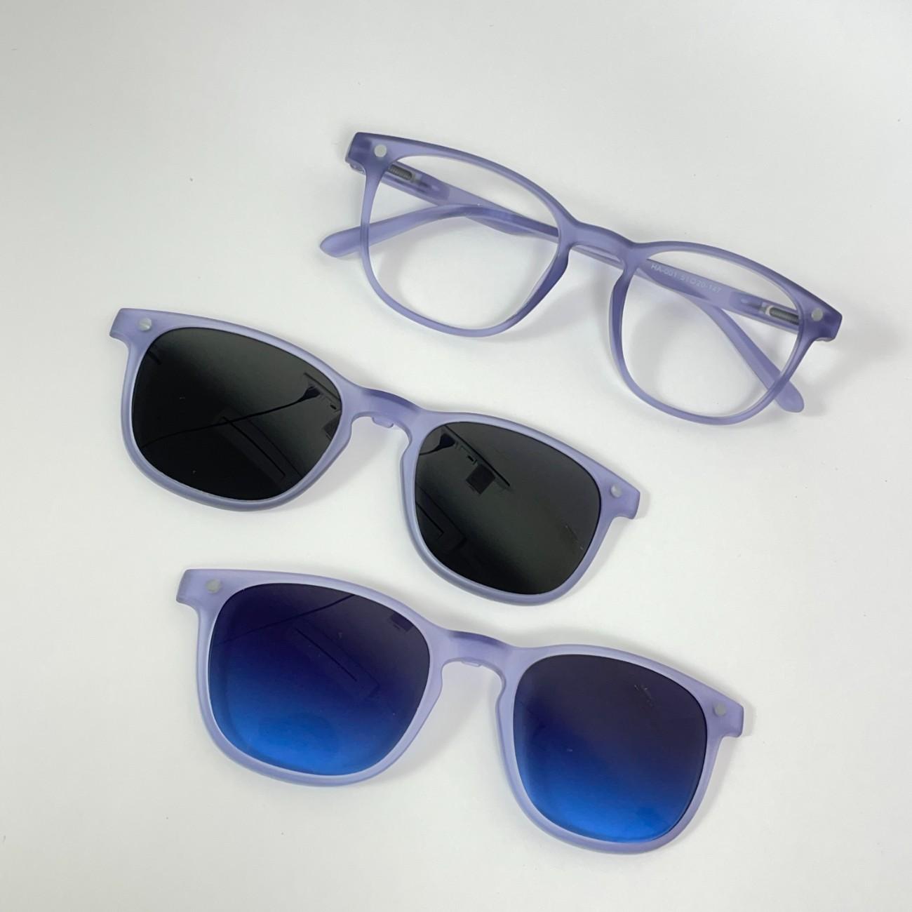 Round Clip-On Polarized Glasses