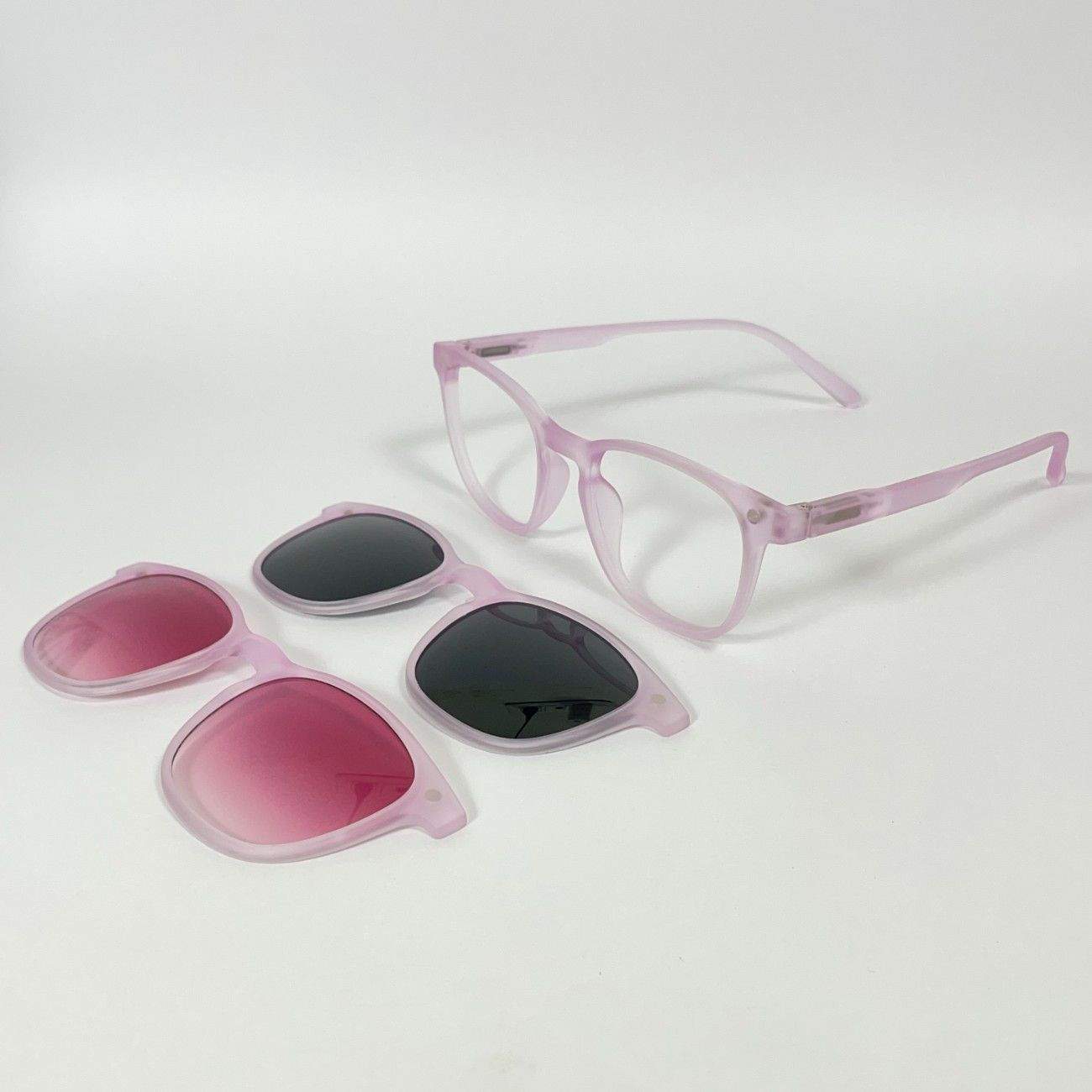 Round Clip-On Polarized Glasses