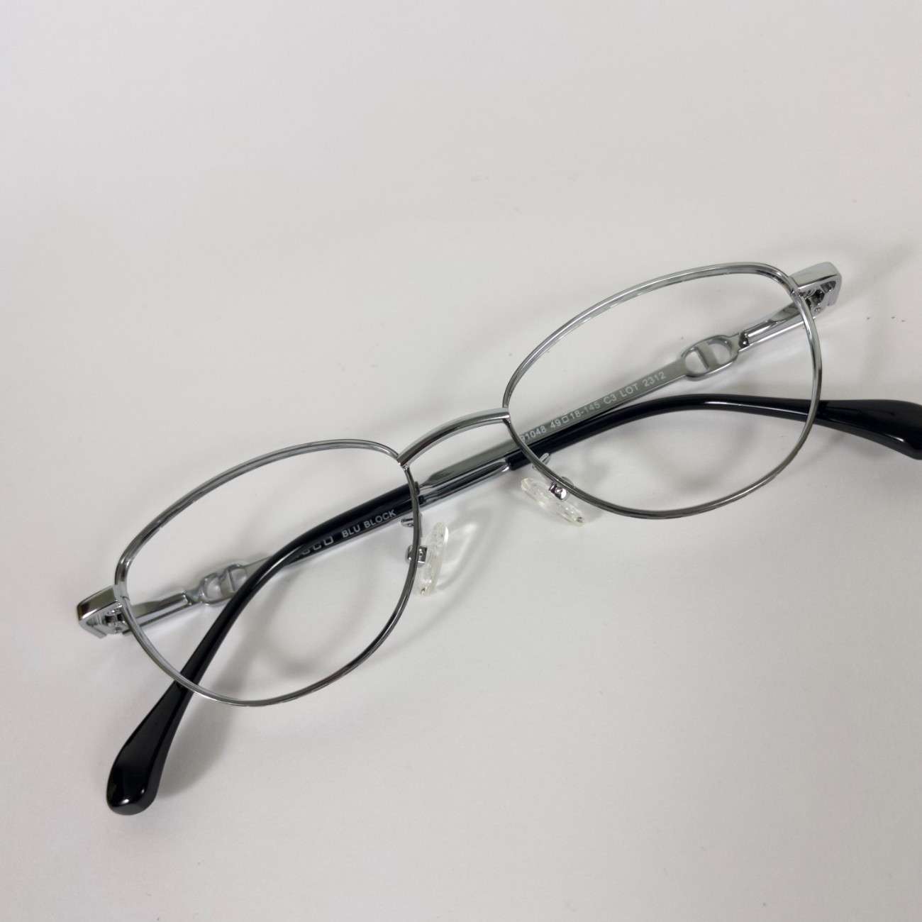 Cat-Eye Metal Eyeglasses Trendy Frame
