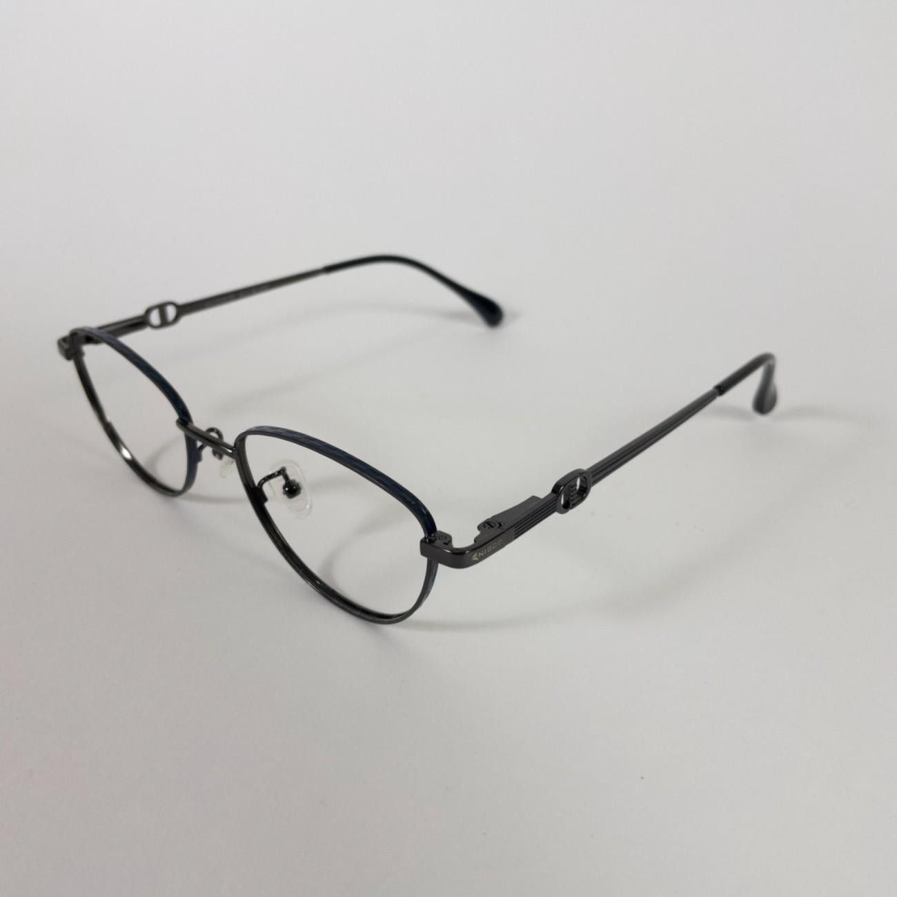Cat-Eye Metal Eyeglasses Trendy Frame