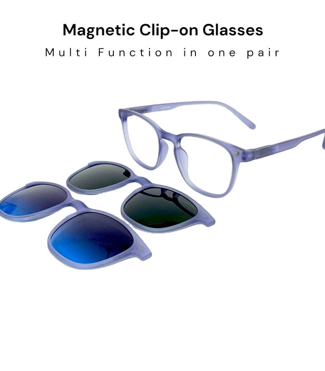 Round Clip-On Polarized Glasses