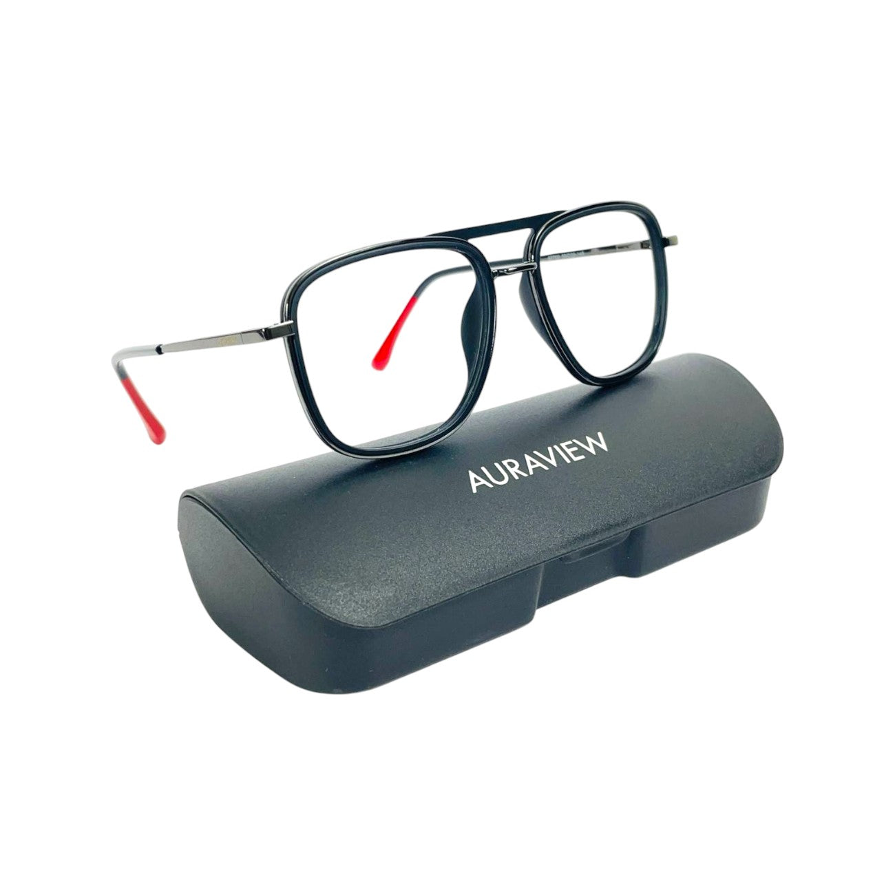 Square Bar Double Rim Metal Frame